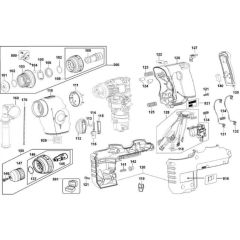 Main Assembly for DeWalt DC229KL