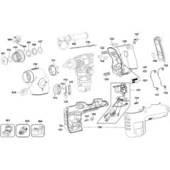 Main Assembly for DeWalt DC233K