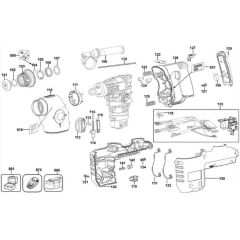 Main Assembly for DeWalt DC233K