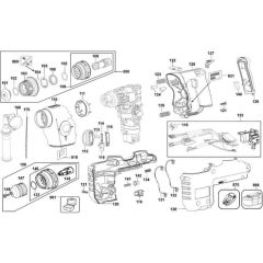 Main Assembly for DeWalt DC234K