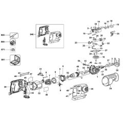 DeWalt DC305K Main Assembly