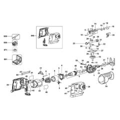 Main Assembly for DeWalt DC305K