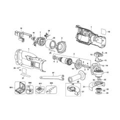 Main Assembly for DeWalt DC411