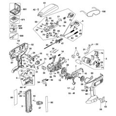 Main Assembly for DeWalt DC608