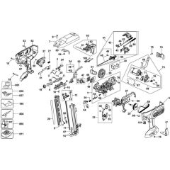 DeWalt DC616K Main Assembly