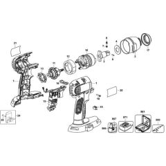 DeWalt DC820 Type 10 Assembly