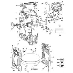 Main Assembly for DeWalt DCC1054