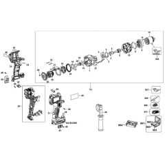 Main Assembly for DeWalt DCD996