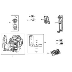 Main Assembly for DeWalt DCE089R