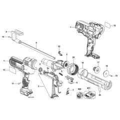 DeWalt DCE560D1 Assembly