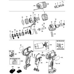 Main Assembly for DeWalt DCF610
