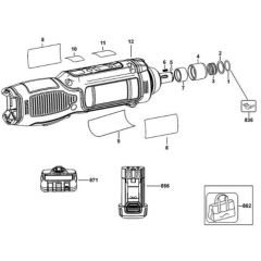 DeWalt DCF682 Main Assembly