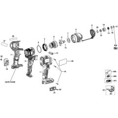 DeWalt DCF787 Main Assembly