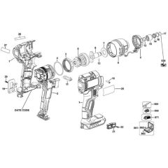 DeWalt DCF886 Type 2 Assembly