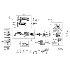 Main Assembly for DeWalt DCG406