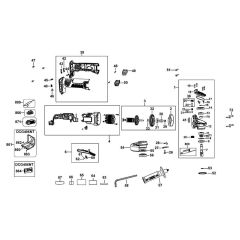 Main Assembly for DeWalt DCG406