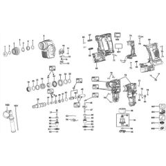 Main Assembly for DeWalt DCH243