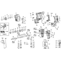 Main Assembly for DeWalt DCH253