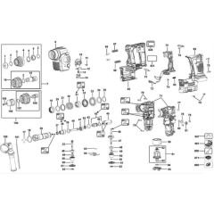 Main Assembly for DeWalt DCH254