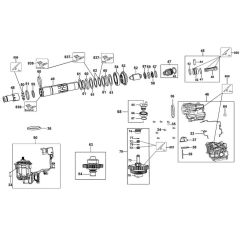 DeWalt DCH283 Main Assembly