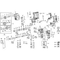 Main Assembly for DeWalt DCH364