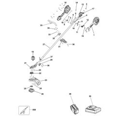 DeWalt DCM561P1 Main Assembly