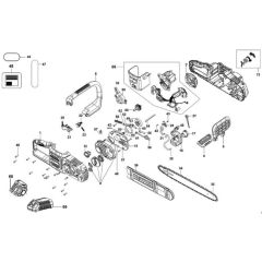 DeWalt DCM575 Chainsaw Assembly