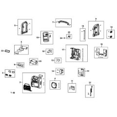 Main Assembly for DeWalt DCR019