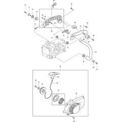 Main Assembly 4 for Makita DCS330TH