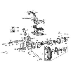 DeWalt DCS365 Mitre Saw Assembly