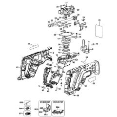 Main Assembly for DeWalt DCS367