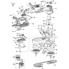 Main Assembly for DeWalt DCS371