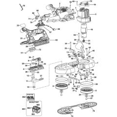 DeWalt DCS371 Bandsaw Assembly