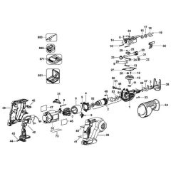 Main Assembly for DeWalt DCS380