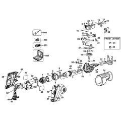 Main Assembly for DeWalt DCS380