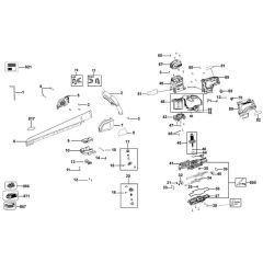 Main Assembly for DeWalt DCS396