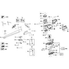 DeWalt DCS397 Main Assembly