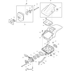 Hood Assembly for Makita DCS4300I-38