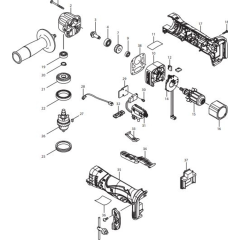 Main Assembly for Makita DDA350Z