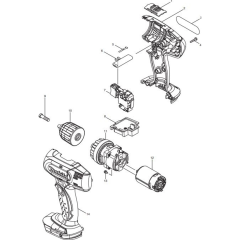 Makita DDF343Z Assembly