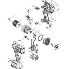 Makita DDF480RMJ Assembly