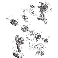 Makita DDF483ZJ Assembly