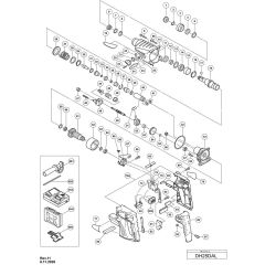 Main Assembly for Hikoki DH25DAL