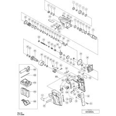Main Assembly for Hikoki DH25DL