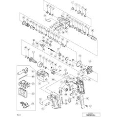 Main Assembly for Hikoki DH36DAL
