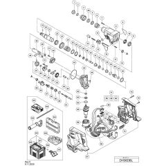 Main Assembly for Hikoki DH36DBL