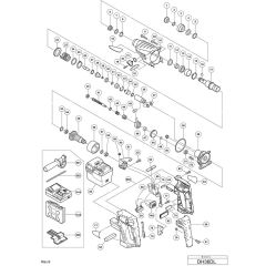 Main Assembly for Hikoki DH36DL