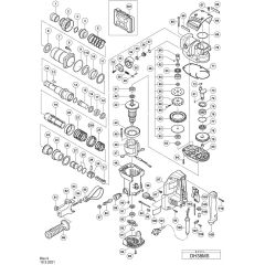 Main Assembly for Hikoki DH38MS