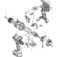 Main Assembly for Makita Drill