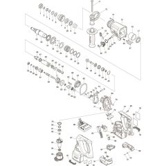 Main Assembly for Makita DHR242RMJ